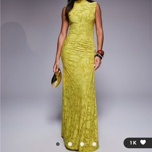 ASOS Yellow Lace Wedding Dress